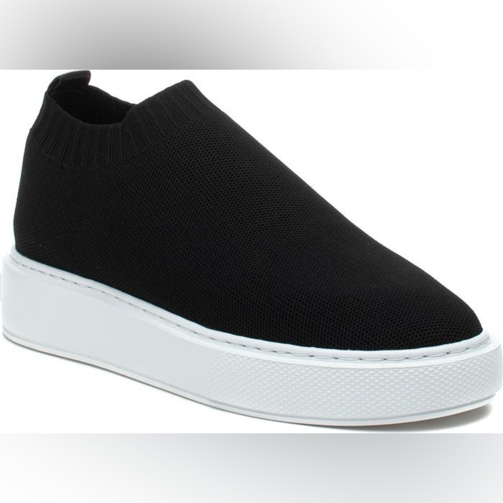 Nordstrom J/Slides NYC Women’s Daphnie Knit Black Slip-On Sneakers Size 8 US